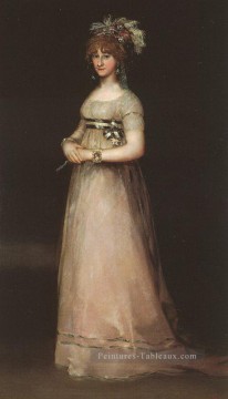 portrait Tableau Peinture - La Comtesse de Chinchon portrait Francisco Goya